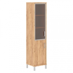 Стеллаж стекло в раме Skyland В431.9 R Дуб Бофорд