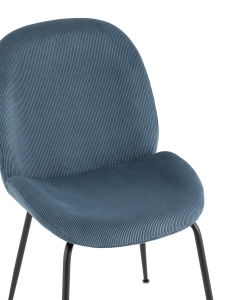 Стул Stool Group Beetle велюр Голубой