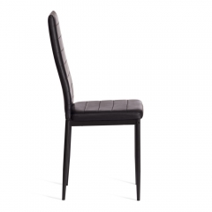 Стул Tetchair Easy mod. 24-1 металл, экокожа, 49 х 41 х 98 см, Black Черный / Black Черный