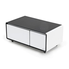 Умный кофейный столик с холодильником Eureka EUREKA TB90, White+Black