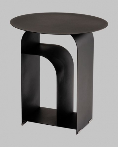 Журнальный столик Stool Group Arwel металл черный