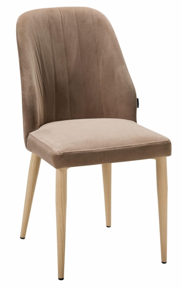 Стул R-home Alen Diag beige/нат.дуб