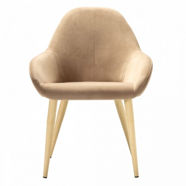 Стул R-home Kent Diag beige/нат.дуб