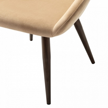 Стул R-home Kent Diag beige/т.орех