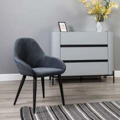 Стул R-home Kent Diag grey/черный