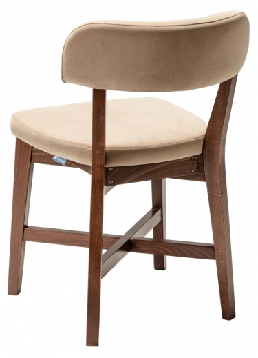 Стул R-home Frank Pro Diag Beige/Темный орех