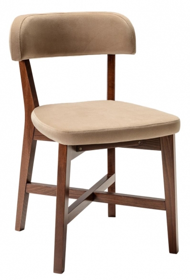Стул R-home Frank Pro Diag Beige/Темный орех