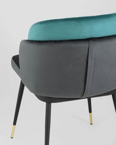 Стул мягкий Stool Group Пенелопа бирюзовый 2 шт