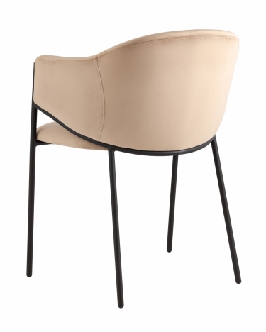 Стул Stool Group Brace велюр Капучино