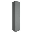 Шкаф высокий узкий левый Рива Riva А.СУ-1.7 Л Клен/Металлик