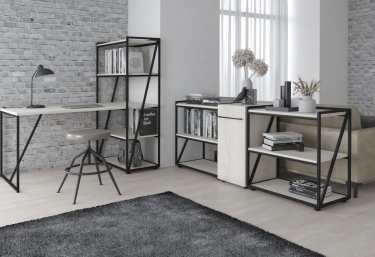 Рабочий кабинет Skyland LOFTIS 2 Сосна Эдмонт/Черный