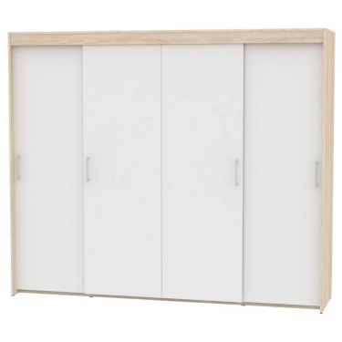 Шкаф-купе Аларти T-5-198х235х60ДСС-Белый-2