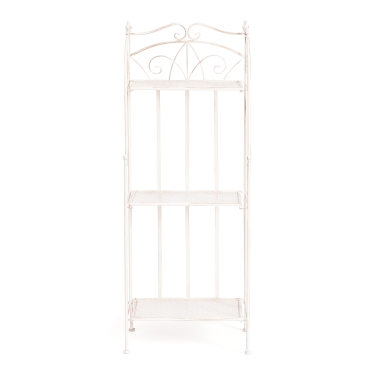 Этажерка Tetchair Secret De Maison Elisa PL08-10337 стальной сплав, античный белый, 41,50х20х108 см