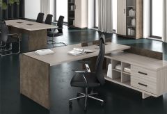Кабинет руководителя Skyland WOODandSTONE 03 Бетон Чикаго темный Дрифтвуд