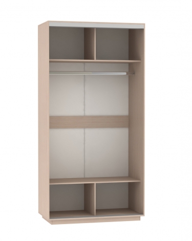Шкаф-купе двухдверный Е1 Экспресс Хит Элемент 1200x2200h Дуб сонома