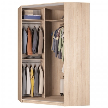 Шкаф-купе Аларти YA-230х1400-568-5ДСС-Белый-D4D3