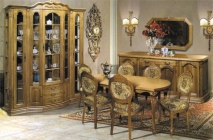 Гостиная Орхидея с элементами резьбы