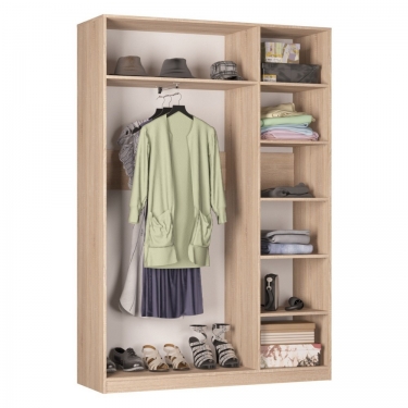 Шкаф распашный Аларти R-198х135х45-1ЯАС