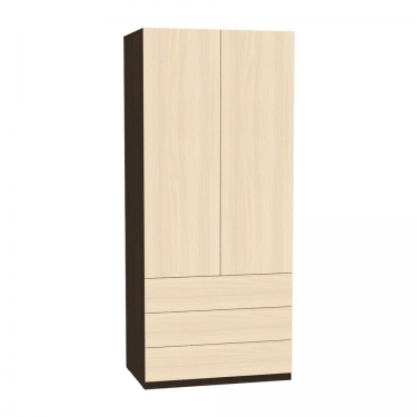 Шкаф распашный Аларти R-198х90х45-4-POВенге-ДМ