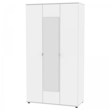 Шкаф распашный Аларти Алиса H5_M2 2230х1200х540 с торцевой ручкой Белый