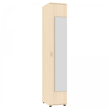 Шкаф распашный Аларти Алиса H1_M 2230х400х540 ручка скоба 96мм ДМ