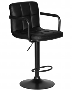 Стул барный DOBRIN DOBRIN KRUGER ARM BLACK черный
