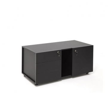 Приставка подкатная Profoffice UNIO 103 001 black Черная