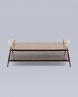 Журнальный столик Stool Group Нолан 120x60 Темное дерево