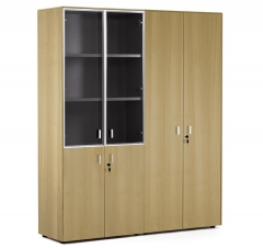 Шкаф комбинированный с гардеробом Profoffice ENZO 109 725 ECL-L 51 Светлый эвкалипт Хром