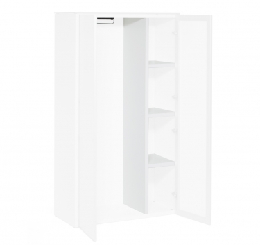 Комплект для гардероба Profoffice GALA LIBSH/980 WHITE GLASS Белый
