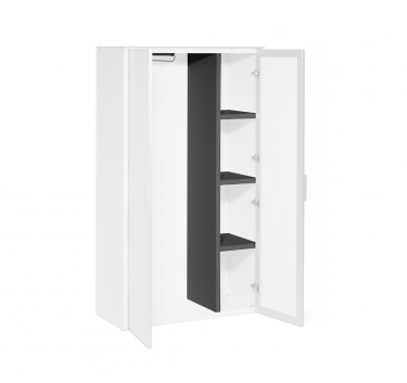 Комплект для гардероба Profoffice GALA LIBSH/899 BLACK GLASS Черный