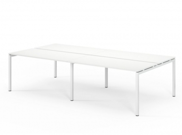 Бенч на 4 рабочих места Profoffice TOUR L bench 240x143 W3 Белый