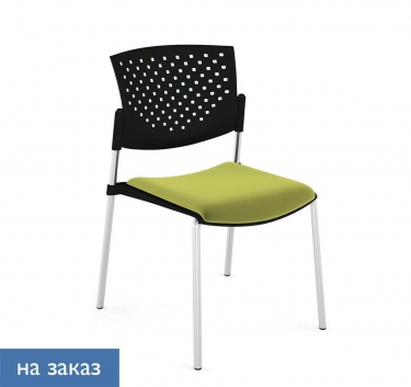 Кресло Profoffice Butterfly plastic Kiton 08 Черный Зеленый Хром