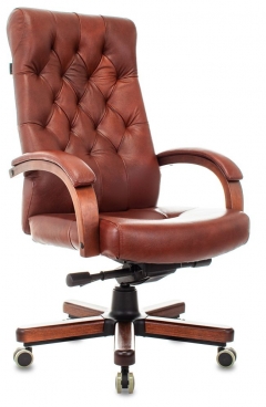 Кресло руководителя Бюрократ Бюрократ T-9928WALNUT/CHOK