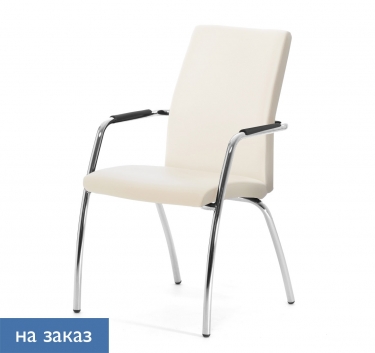 Кресло на 4-х опорах Profoffice WELL_SEAT 4leg Ecotex 3027 Бежевый Хром