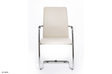 Кресло на полозьях Profoffice WELL_SEAT slide Ecotex 3027 Бежевый Хром