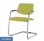 Кресло на полозьях Profoffice Urban slide Kiton 08 Зеленый Хром