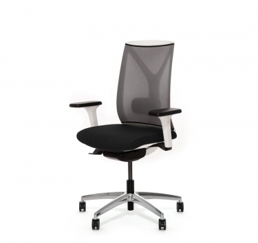 Кресло Profoffice DION W Mesh Gr 870 1DW alum SLW 50 Черный Серый Белый Хром