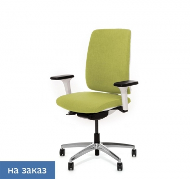 Кресло офисное Profoffice DION W 870 1DW alum Kiton 08 Зеленый Белый Хром