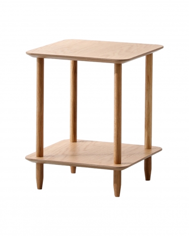 Журнальный столик Stool Group Stiff 40x40 Светлое дерево