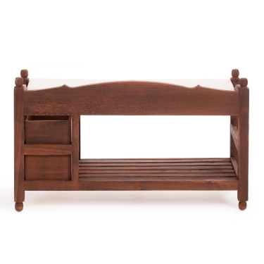 Обувница с 2-я ящиками Tetchair Secret De Maison AZUR mod.TT-BH004 павловния , 803347, Орех Walnut