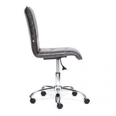 Кресло Tetchair ZERO кож/зам, серый, 2 TONE