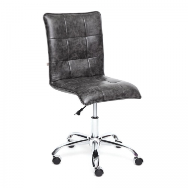 Кресло Tetchair ZERO кож/зам, серый, 2 TONE