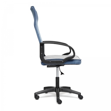 Кресло Tetchair WOKER ткань, синий/серый, С24/ С27