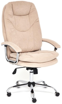 Кресло Tetchair SOFTY LUX флок , бежевый, 7