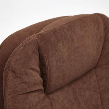 Кресло Tetchair SOFTY LUX флок , коричневый, 6