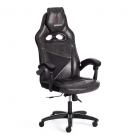 Кресло Tetchair ARENA кож/зам, серый/черный, 2 tone серый/карбон черный