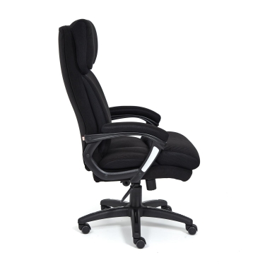 Кресло Tetchair DUKE флок/ткань, черный/черный , 35/TW-11