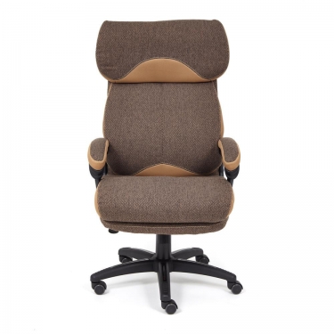 Кресло Tetchair DUKE ткань, коричневый/бронзовый, MJ190-7/TW-21