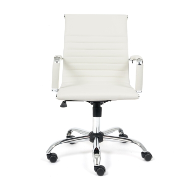 Кресло Tetchair URBAN-LOW кож/зам, белый, 36-01